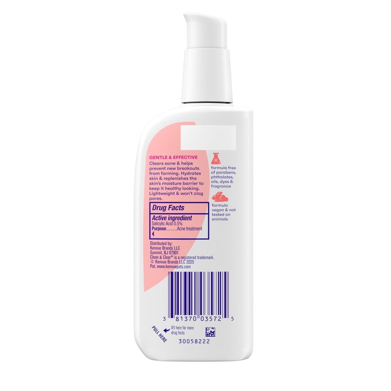 2 pack) Clean & Clear Essentials Dual Action Moisturizer, 4 fl. oz