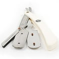 thumbnail image 5 of Parker SRW Stainless Steel Straight Edge Barber Razor & 100 Parker Premium Platinum Half Blades, 5 of 5