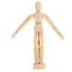 thumbnail image 3 of Maniquí de madera articulado (2 piezas): Figuras de maniquí de madera articuladas para artistas - Modelos de bocetos humanos articulados flexibles para dibujar y pintar, 3 of 8