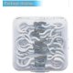 thumbnail image 5 of 30pcs Screw-In Cup Hooks, White Plastic Coated Mug Holders, 5 of 5