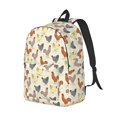 thumbnail image 2 of Balery Funny Chicken Vintage Canvas Backpack for Men and Women - Large Capacity, Durable Travel Laptop Bag for School, Work, Hiking, and Outdoor Activities, 2 of 7