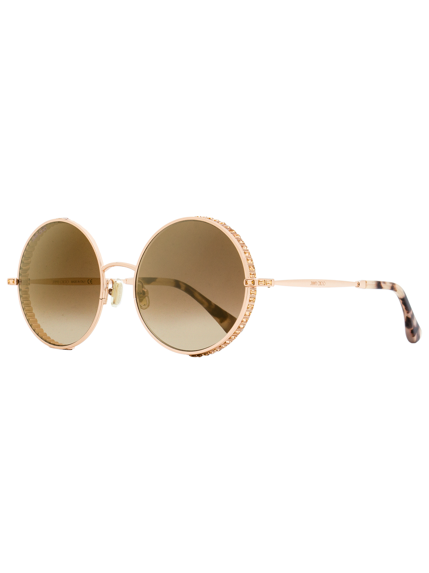Jimmy Choo Round Sunglasses Goldy/S DDBJL Gold Copper 56mm