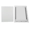 thumbnail image 3 of Porte pour Animaux de Compagnie, Installation Porte pour Animaux de Compagnie, ABS Grande Porte pour Animaux de Compagnie Blanc Grande Porte pour Chien Installation Simple pour Chien Animal de Compagnie Blanc, 3 of 8