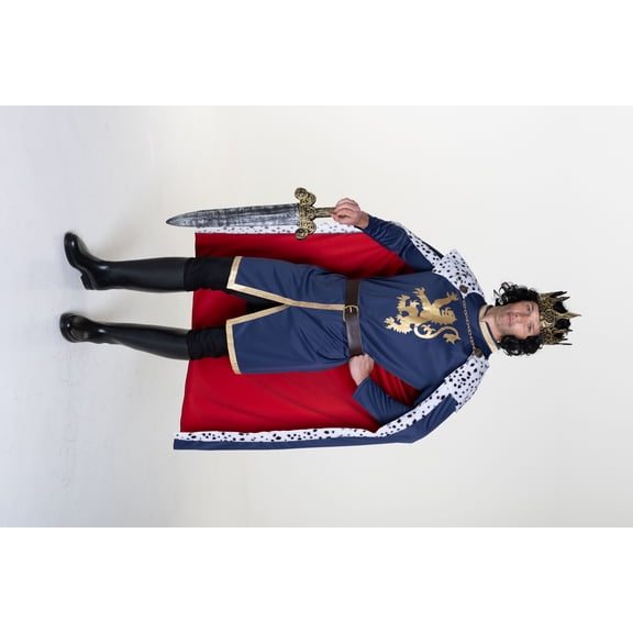 Morph Royal King Costume Men Halloween Costume For Men Blue XX-Large