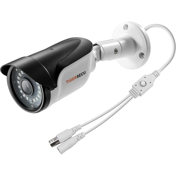 1080P Long Range Bullet Security Camera for DVR, Weatheproof for Indoor/Outdoor Use, Hybrid 4-in-1 OSD Switch for TVI/CVI/AHD/CVBS DVRs (Power Supply and Coaxial Cable Sold Separately)