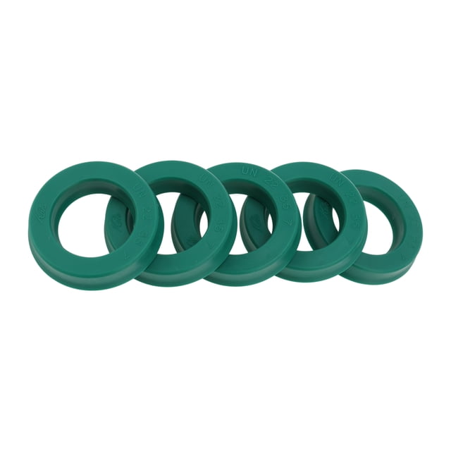 Anillo de Sello de Aceite Universal Unique Bargains Labio UN Sello de Eje Rotativo 22x35x7mm Alta Presión TPU Verde 5 Pcs