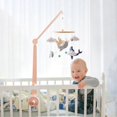 thumbnail image 5 of Wooden Baby Crib Mobile Stand Practical 5lb Capacity Easy Assembly For Nursery Decors Baby Crib Mobile Gift For Newborns Wooden, 5 of 5