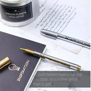 Mr. Pen- Metallic Paint Markers, 6 Pack, Silver and Gold, Silver Paint Marker, Gold Ink Pen
