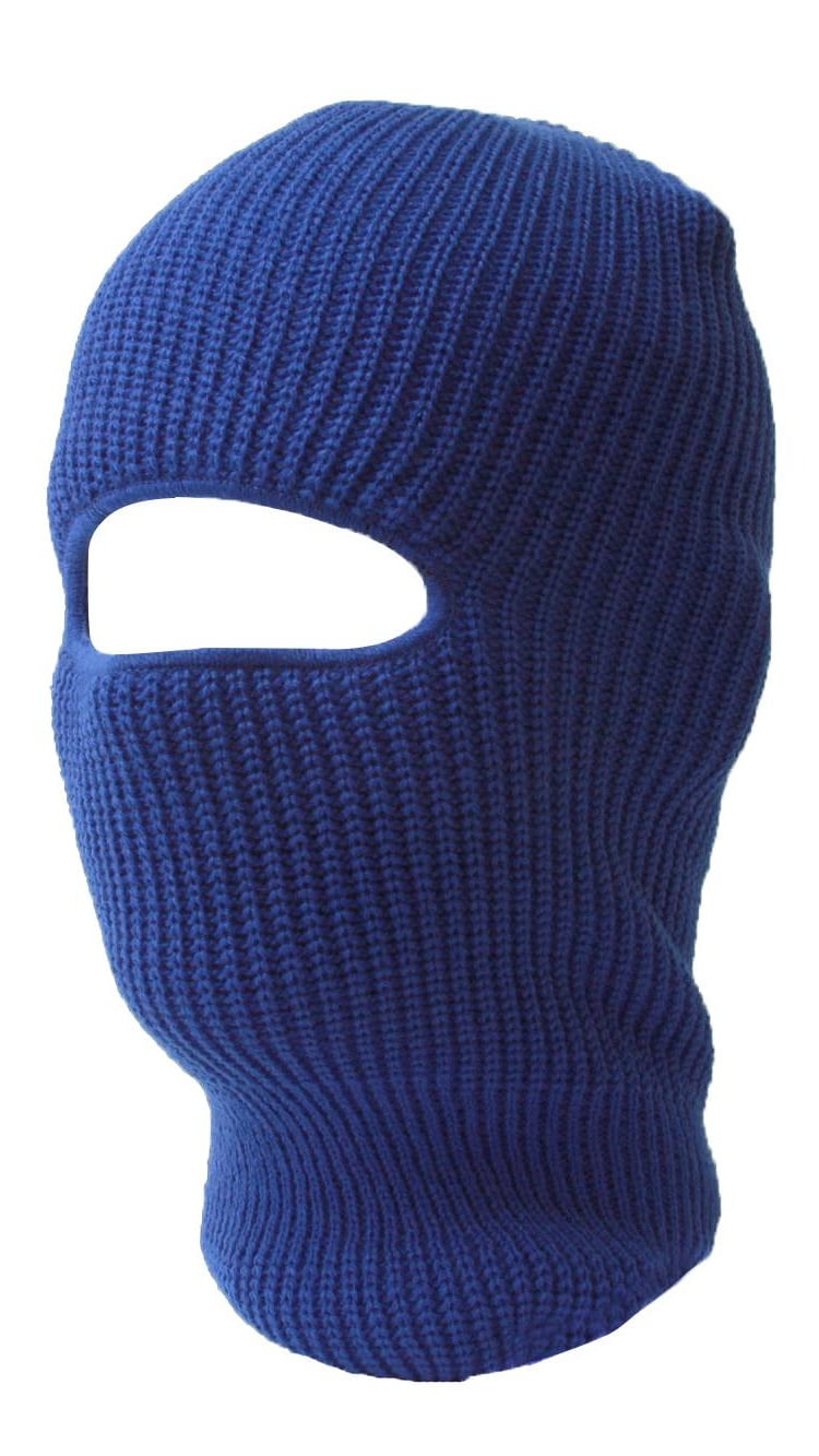 One Hole Royal Blue Ski Face Mask by TOP HEADWEAR