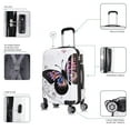 thumbnail image 4 of InUSA Print 20" Hardside Checked Luggage with Spinner Wheels, Handle and Trolley, Butterfly, 4 of 18
