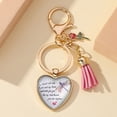 thumbnail image 5 of Heart Time Gem Pendant Keychain Mom Key Ring Pendant Mother's Day Gift, 5 of 7