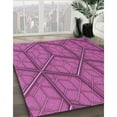 thumbnail image 2 of Ahgly Company Indoor Square Patterned Medium Violet Red Pink Area Rugs, 6' Square, 2 of 6