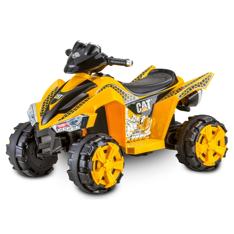 Kid Trax CAT 6V Battery Powered ATV Yellow