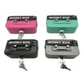 thumbnail image 2 of LNGOOR 1pc Metal Key Lock Storage Box  Money Box  Adult Security Box  Coin Safe  Cashier Box  11.5*9.9*5.8cm, 2 of 6