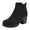 Inside Zipper-BLACK, variant on BURUDANI Women's Fashion Low Heel Chunky Ankle Boots Winter Casual Party Boots Z0EY-2 BLACK/PU Size 7.5