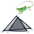 thumbnail image 1 of Dragón Barbudo Lagarto Reptil Hamaca Escalera Dragón Barbudo Hamaca Accesorios para Dragones Barbudos Geckos Lagartos Reptil (Verde) 4 piezas, 1 of 4