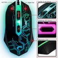 thumbnail image 4 of Teclado y ratón para juegos y alfombrilla de ratón y auriculares para juegos Orzly Hornet RX-250, 4 of 9