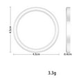 thumbnail image 7 of Metal Bezel for CMF BY NOTHING Watch Pro 2 Smartwatch Stainless Steel Frame Cover Ring Case Replacement Circle Sleeve Hard Bezel for CMF Watch Pro 2 Accessories, 7 of 7