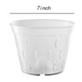 thumbnail image 4 of figatia Orchid Pot Flower Plant Pot Breathable with Drainage Holes Clear Planter Orchid Planter Pots for Indoor Outdoor Flower Plants 7inch, 4 of 4