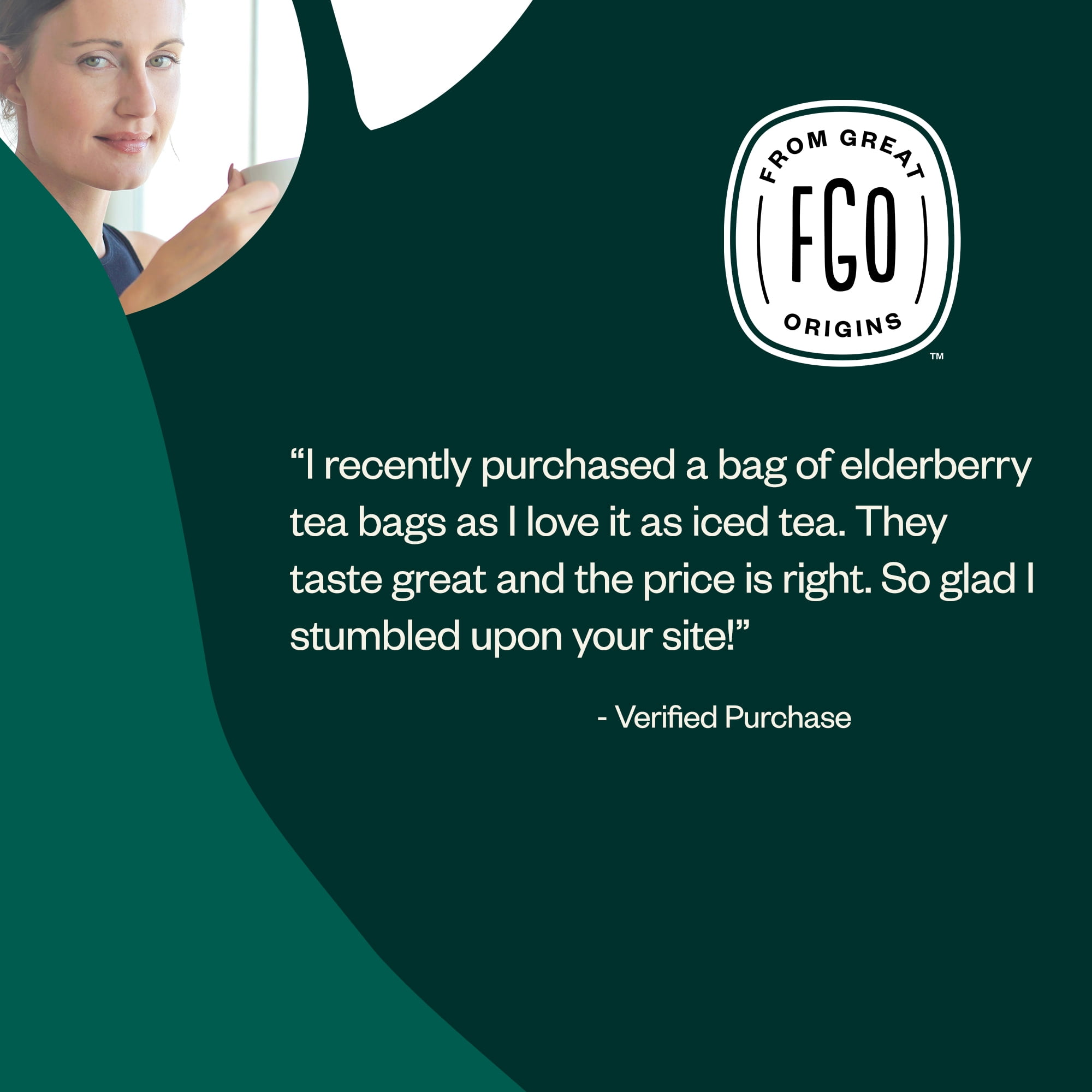 (2 pack) FGO Elderberry Tea, Organic, Eco-Conscious Tea Bags (20 Count)