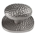 thumbnail image 1 of The Copper Factory Solid Cast Copper Small Oval Backplate in Satin Nickel Finish - CF105SN, 1 of 1