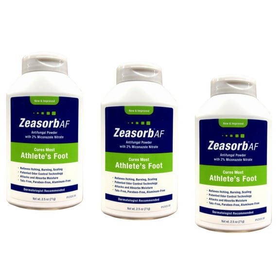 Zeasorb-AF Antifungal Powder 2.50 oz (Pack of 3)