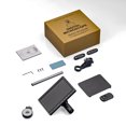 thumbnail image 2 of Riwcyla Professional Digital Microscope 12 Million Pixels Touching Screen 50,1200X Magnification Soldering Microscope Picture Taking Video Recording Maintenance Workbench with Fill Compatible with, 2 of 6