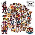 thumbnail image 3 of 35pcs-50pcs Whimsical Pirate Stickers Skull Cartoon Adventure Stickers for Luggage Laptop Suitcase, 3 of 9