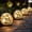 warm, variant on Solar Orbs Outdoor Waterproof, Cracked Globe Garden Lights (1pc,multicolor) | Solar powered cracked glass ball lights for patio, yard, lawn, backyard, pathway and outdoor garden decorations