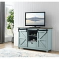 thumbnail image 3 of Coast To Coast Imports Bar Harbor Blue Sliding Door/Drawer Wood Credenza, 3 of 10