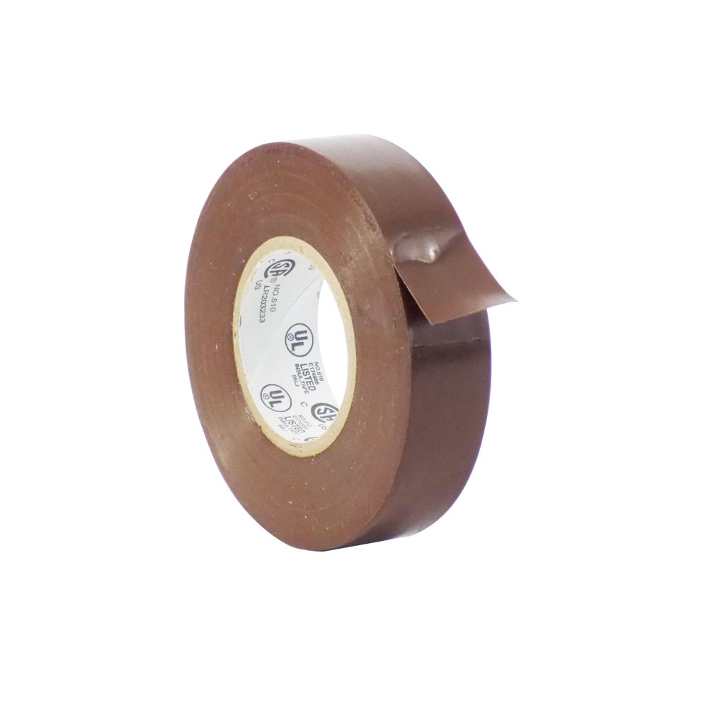 WOD EL766AW Professional Grade Electrical Tape General Purpose Brown