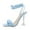 Bleu Clair, variante sur Qertyioot Sandales Femmes Confortables Chaussures pour Femmes Décontractées Bohèmes Mode à Lacets Stilettos Bout Ouvert Sandales à Bride Aguichant