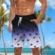 thumbnail image 2 of Pantalones Cortos Casuales para Hombre Imprimir con Bolsillos Pantalones de Playa de Cintura Elástica, Pantalones Cortos de Cintura Elástica para Hombre, 2 of 9