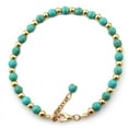 thumbnail image 7 of Segolike Boho Anklet Chain, Handmade Dainty Beach Ankle Bracelet Adjustable Layered Turquoises Beads Dangle Foot Women, 7 of 7