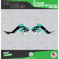 thumbnail image 2 of Kalair GFX Graphics Kit for Kawasaki KX125 POLISPORT RESTYLE (2003-2008) Venom Series, 2 of 5