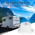 thumbnail image 3 of Round Electric Cable Hatch for RV Electric Cord RV Camper Electric Cord Cover, 3 of 8