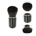 thumbnail image 3 of Unique Bargains 1 Pc Retractable Makeup Brush for Business Travel Black Artificial Fiber Wool Plastic, 3 of 5
