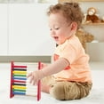 thumbnail image 2 of 7.9"x6.3" Wooden Abacus, Multicolour, 2 of 9