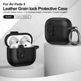 thumbnail image 6 of Dteck Classic Case for Apple AirPods 3 (2021), Rugged Dual-Layer Protection with Secure Lock, Shockproof TPU + PC Cover, Support Wireless Charging, Front LED Visible, Black, 6 of 9