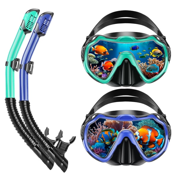 Juego de Snorkel PIYAZI para Adultos con Máscara Antifugas