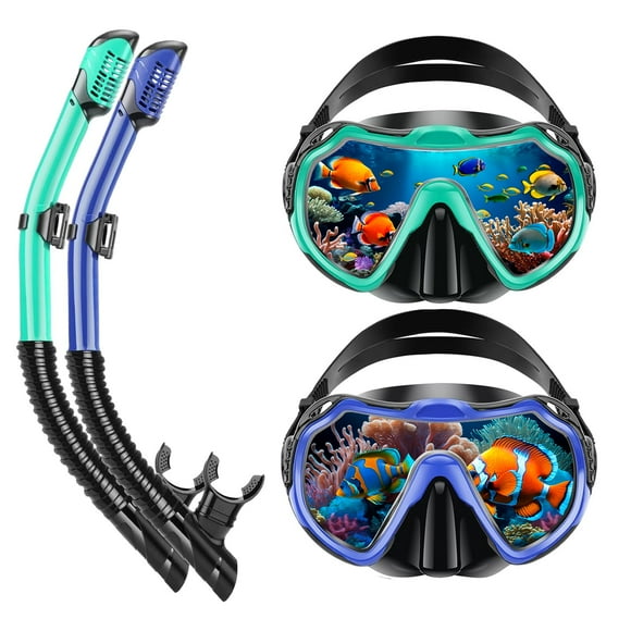 Juego de Snorkel PIYAZI para Adultos con Máscara Antifugas