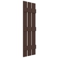 thumbnail image 4 of Ekena Millwork 12"W x 71"H Mid-America Vinyl, Standard Size Three Board Spaced Shutters, w/Installation Shutter-Lok's & Matching Screws (Per Pair), 009 - Federal Brown, 4 of 13