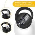 thumbnail image 3 of Insulated sports water bottle straw cap for kanteen vacuum flasks, 3x, 3 of 4