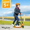 thumbnail image 3 of Flybar Aero Micro Kick Scooter for Boys & Girls, Pro Design with 2 Electric LED Wheels, Adjustable Handles, Orange, 3 of 6