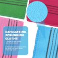 thumbnail image 7 of 6 Pcs Korean Exfoliating Washcloth, Asian Exfoliating Mitt Bath Glove Washcloth Colorful Exfoliating Cloth Skincare Exfoliating Scrub Bath Cloth for Removing Dry Dead Skin (6 Colors), 7 of 7