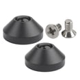 thumbnail image 1 of Pies de mecánico de 2 piezas de 22 mm con tornillos, accesorios profesionales Negro shamjiam Pies de teclado, 1 of 9