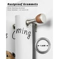 thumbnail image 6 of nqOlkjepod Outdoor Curtains for Patio Waterproof, Happy Groundhog Day Outdoor Privacy Panels Grommet, Funny Cute Animal Spring Pastoral Blackout Outside Curtains for Porch/Cabana 54"x84", 1 Panel, 6 of 8