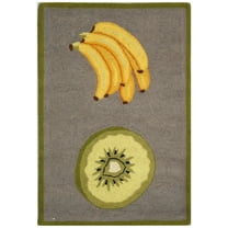 SAFAVIEH Chelsea Brittania Fruit Lovers Wool Area Rug, Stone, 8'9" x 11'9"