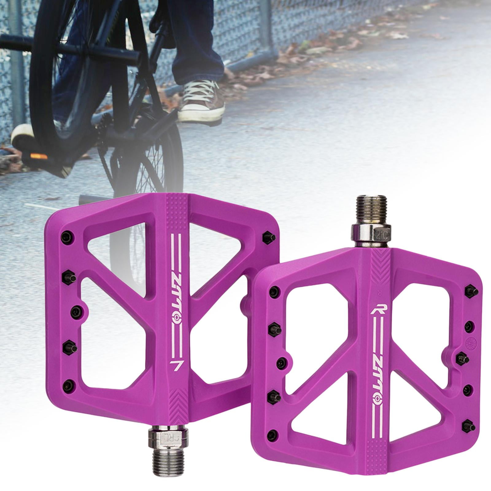 Pink Mountain Bike Toe Clips Mountain Bike Pedals, Pedal Flat