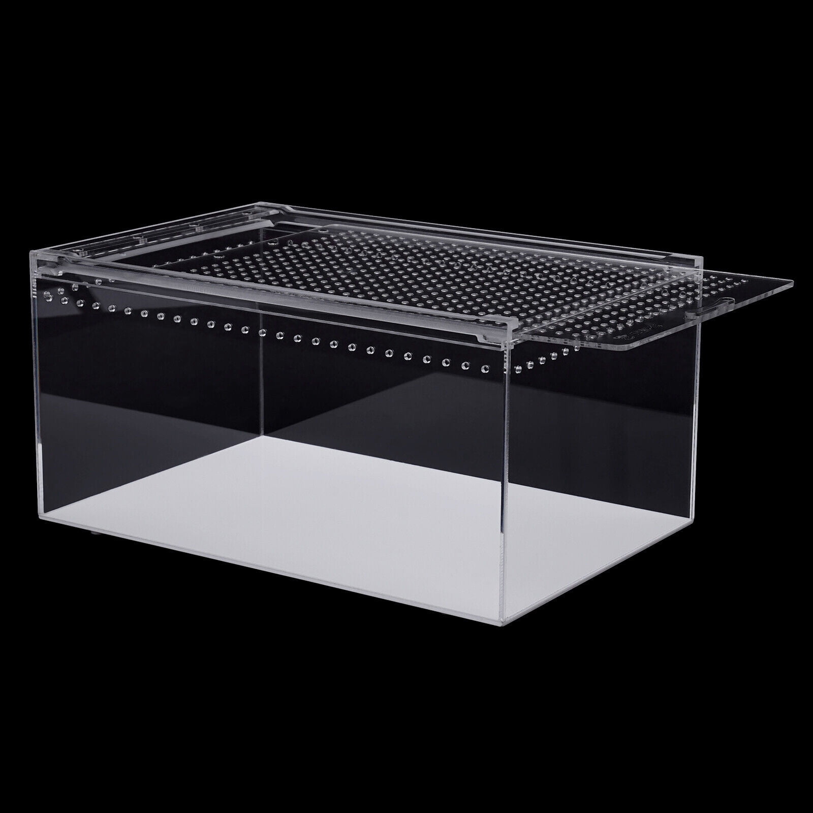 Acrylic Reptile Pet Breeding Cage, Reptile Enclosure Cage Lizard Frog Pet Snake Breeding Box Terrarium Tank